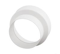 Professional ABS Ventilation Pipe Reducer, Dryer Vent Connector Duct Reducer Adapter Ventilation Pipe Fitting for Efficient Airflow Management(80-100)