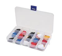 Professional Acoustic Electric Guitar Picks - 100pc 6 Thickness Plectrum Set for Musicians, Students, Studio & Live