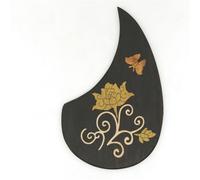 Professional Acoustic Guitar Pickguards Folk Guitar Case Solid Wood Pickguard Guitar Stickers Strumming Protection Board(Type 2)