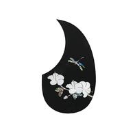 Professional Acoustic Guitar Pickguards Guitar Pickguard Inlaid With True Color Shell Rose Guitar Board Accessories Acoustic Guitar Pickguard(5363)