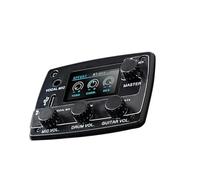Professional Acoustic Guitar Pickup LCD Digital Tuner Preamp EQ With Microphone Guitar Parts Accessories