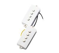 Professional Acoustic Guitar Pickups Electric Bass Acoustic Guitar Pickups Sectional Open Back Bk Or White Four String Accessories(White)