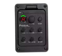 Professional Acoustic Pickups 201 Piezo Pickup Onboard Preamp 4 Band Acoustic Guitar Pickup Preamp EQ Tuner Mic Blend Preamp(1PC)