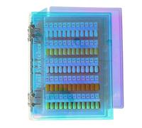 Professional Acrylic Nails Art Display Book Inserts for Secure Color Comparison Nails Art Organization Nail Color Display Case;