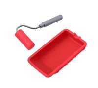 Professional Adhesive Spread Roller with Reusable Tray, Non-Sticky Surface, Easy Clean Brushes for Model Building Projects, Includes Adhesive Spread Roller