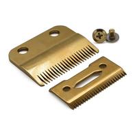 Professional Adjustable Hair Clipper Replacement Blades Set #2161 Compatible with Wahl 5 Star Series Senior Cordless Magic Hair Clippers 8148 (Gold)
