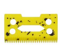 Professional Adjustable Hair Clipper Replacement Moving Blade, Zirconia Ceramic Cutter Blade Compatible with Wahl 5 Star Super Taper Magic Clip 8504 1919 8148 Hair Clippers (Yellow, 1)