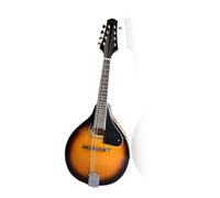 Professional Adult Mandolin Instrument Spruce Panel Round Hole 7-piece Set Accessories Eight-string Mandolin Instrument Professional Adult Performance Type(Orange)