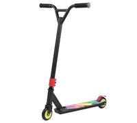 Professional Adult Stunt Scooter, Aluminum Alloy Kick Scooter with 100mm Elastic PU Wheels, Portable Urban Commuter Ride for City Streets and Outdoor Adventures