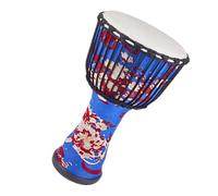Professional African Drum 11-inch Adjustable African Drum PVC Indonesian Sheepskin Lightweight Adult Cloth Art African Drum (Color : A)