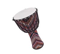 Professional African Drum 11 Inch African Drum Lightweight PVC African Drum Goatskin Hand Drum Percussion Instrument (Color : E)
