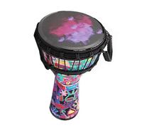 Professional African Drum 11-inch Handmade PVC African Drum Lightweight African Hand Drum Instrument (Color : D)