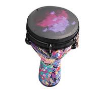 Professional African Drum 12-inch Handmade Composite Carbon Fiber African Drum Lightweight African Hand Drum Instrument (Color : D)
