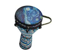 Professional African Drum 12-inch Handmade Composite Carbon Fiber African Drum Lightweight African Hand Drum Instrument (Color : H)