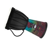 Professional African Drum 4 Inch African Drum Portable Djembe Drum With Colorful Art Patterns Adults Playing Hand Drums (Color : C)