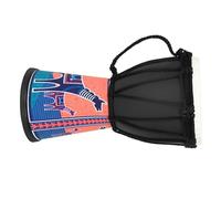 Professional African Drum 4 Inch Painted Colourful West African Djembe Drum Head Hand Drum Musical Instrument (Color : A)