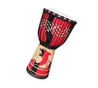 Professional African Drum 8.5-inch Indonesian Painted Goatskin African Drum For Beginners To Practice African Tambourine (Color : F)