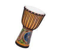 Professional African Drum 8.5-inch Indonesian Painted Goatskin African Drum For Beginners To Practice African Tambourine (Color : H)