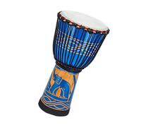 Professional African Drum 8.5-inch Indonesian Painted Goatskin African Drum For Beginners To Practice African Tambourine (Color : A)