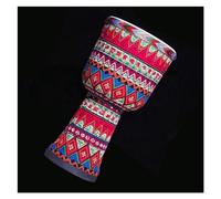 Professional African Drum 8-inch Handmade African Drum Without Tuning Student Adult African Hand Drum Instrument (Color : C)