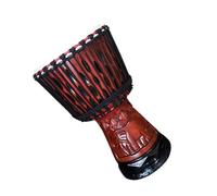 Professional African Drum Adult Stage Performance 13-inch African Drum Goatskin Indonesian African Drum (Color : G)