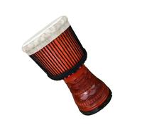 Professional African Drum Adult Stage Performance 13-inch African Drum Goatskin Indonesian African Drum (Color : A)