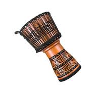 Professional African Drum Adult Stage Performance 13-inch African Drum Goatskin Indonesian African Drum (Color : F)