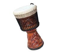 Professional African Drum Hand-carved Solid Wood African Drum Instrument For Beginners And Professional African Drum (Color : 12 inch)