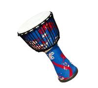 Professional African Drum Indonesian Sheepskin Lightweight ABS Resin Large 10-inch PVC Adjustable Fabric African Drum (Color : B)