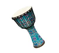 Professional African Drum Indonesian Sheepskin Lightweight ABS Resin Large 10-inch PVC Adjustable Fabric African Drum (Color : D)