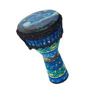 Professional African Drum Large 8-inch Lightweight PVC African Drum Adult Professional Playing Hand Drum (Color : A)