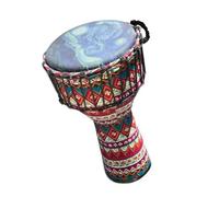 Professional African Drum Large 8-inch Lightweight PVC African Drum Adult Professional Playing Hand Drum (Color : B)