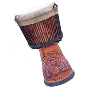 Professional African Drum Professional Handmade Solid Wood African Drum Instrument For Beginners And Adults (Color : 12 inch)