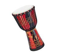 Professional African Drum Standard 12-inch Indonesian Painted African Drum For Beginners Goatskin African Drum (Color : D)