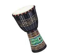 Professional African Drum Standard 12-inch Indonesian Painted African Drum For Beginners Goatskin African Drum (Color : B)