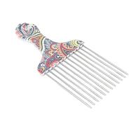 Professional Afro Hair In Stainless Stainless Steel Hired Hair Comb (K4)