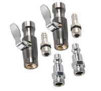 Professional Air Chuck with 1/4 Inch FNPT Two Jaw Locking for Tire Inflators Shop Application None Leakage Locking Tire Inflator Chuck