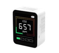 Professional Air Monitor CO2 Detector Real-Time Reading Multifunctional Air Pollution Tester for Greenhouse Outdoor Air Monitor