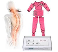 Professional Air Pressure Massage Machine,Pressotherapy Lymphatic Drainage Equipment,Body Slimming Weight Loss Equipment,Helps Ease Swelling,Eliminate Fatigue (Pink)