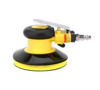 Professional Air Random Orbital Palm Sander, Dual Action Pneumatic Sander, Low Vibration, Heavy Duty … (5-inch Yellow)