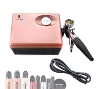 Professional Airbrush Compressor Cosmetic Makeup set Spray Makeup Brush Gun Airbrush Kit for Arts,Beauty Makeup,Temporaty Tattoos,Cake Decorating,Nail Art,Crafts and so on (EU)