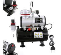 Professional Airbrush Compressor With 3L Tank Air Filter and Regulator Kit