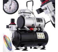 Professional Airbrush Compressor With Tank Filter Regulator Kit 23 l/min 47 dB