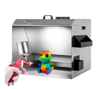 Professional Airbrush Paint Spray Booth, Benchtop Paint Booth, with 3 LED Lights, High Airflow 1380-2080m³/H, Ideal for Model Making Art Craft Painting Makeup and DIY Projects(60cm)