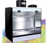 Professional Airbrush Spray Booth for DIY Painting, Model Craft, and Cake Decorating, Compact and Efficient Design