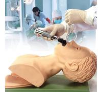 Professional Airway Management Trainer: Intubation Manikin with Trach Simulator for Realistic Medical Training & Practice