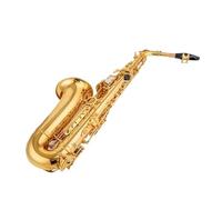 Professional Alto Drop E Saxophone Gold Alto Saxophone With Band Mouth Piece (Color : 02)