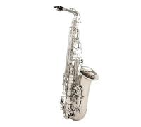 Professional Alto Drop E Saxophone Nickel Alto Saxophone With Band Mouth Piece Accessories (Color : 02)