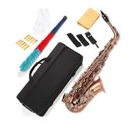 Professional Alto Saxophone Antique E-flat Brass Premium Saxophone Instrument Jazz Instrument For Beginners(F)