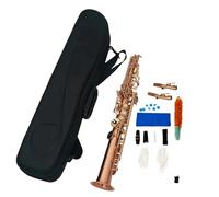 Professional Alto Saxophone Bb Key Soprano Saxophone Straight Tube Professional Performance Instrument